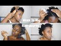 An Actual Week In My Hair Journey | 4c twistout maintenance