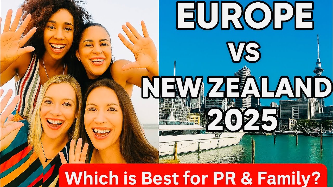 New Zealand 🇳🇿 vs Europe 🌍 Life 2025 | Which is Better for PR & Family? || Riar Saab Vlogs