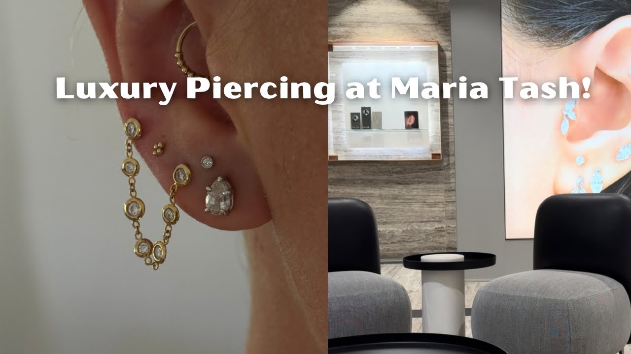 Хотите сделать роскошный пирсинг? Сделайте роскошный пирсинг вместе со мной в салоне Maria Tash! 💎