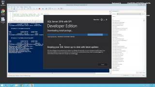 microsoft sql server 2016 (developer edition) installation using powershell (sql server, ssms, ssdt)