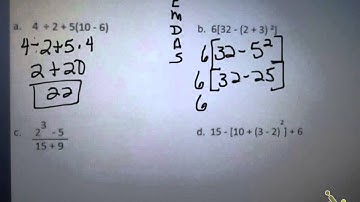 Alg. 1 Sec. 1.2 Order of Operations