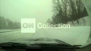 MA: SNOW COVERED ROADS NEAR LAWRENCE