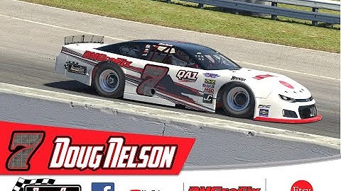 From 16th to 6th at Hickory Motor Speedway! iRacing Super Late Models #7 Doug Nelson