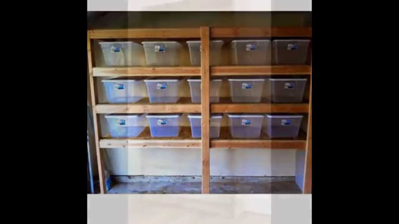 DIY Garage Shelving Ideas YouTube