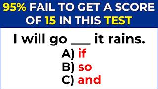 Mixed English Grammar Test 🌟If you score over 95% On This Quiz, your English is Great!