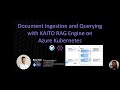 AI Document Ingestion and Querying with KAITO RAG Engine on Azure Kubernetes