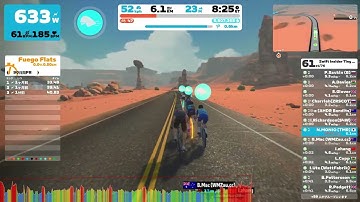 Zwift Insider Tiny Race (1 of 4) (B) on Bigger Loop (Z1) - goal sprint