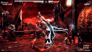 Mortal Kombat X - Cassie Cage vs Sindel (Story Battle 45) (HD) [1080p]