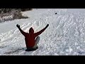 Wes goes sledding 1995