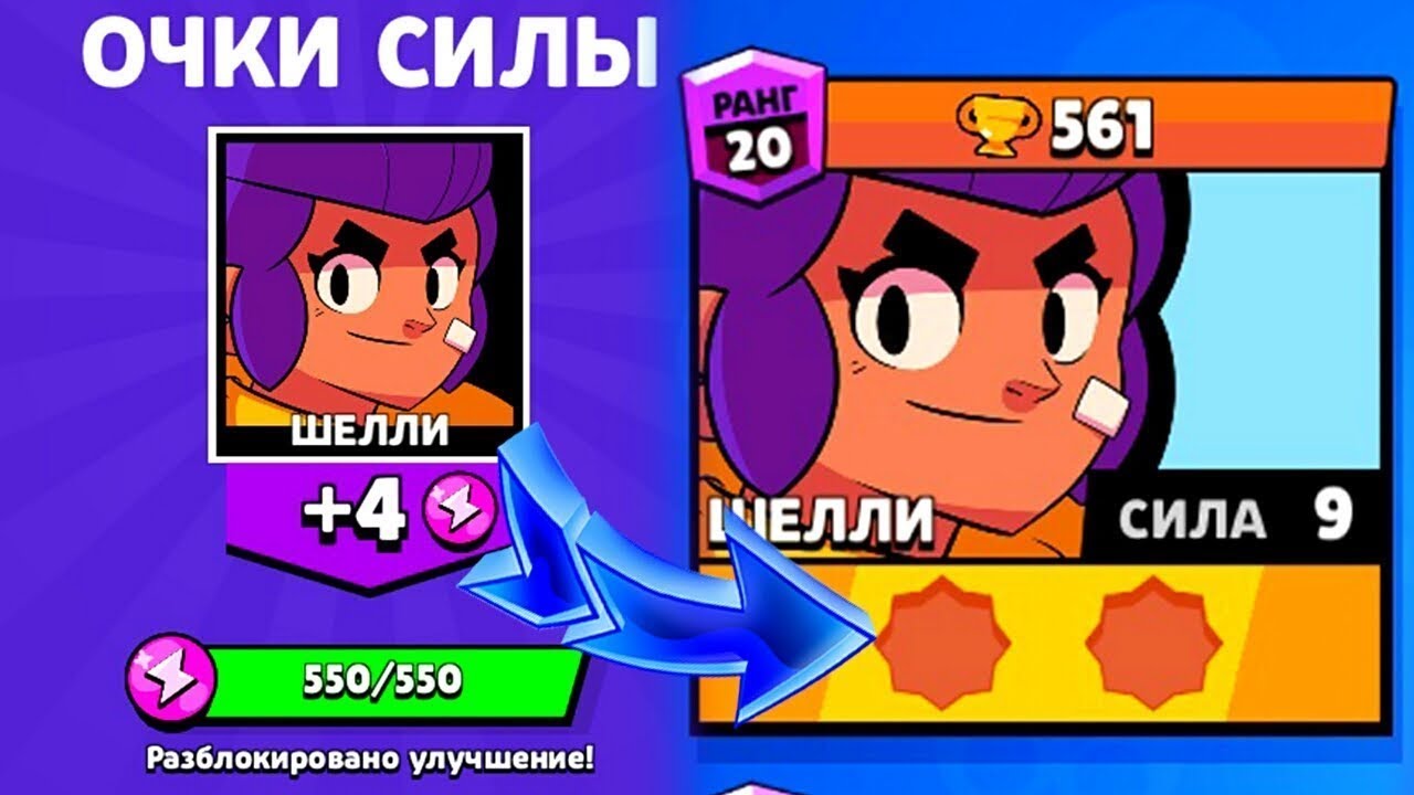 На 9 силу сколько очков силы. Очки силы Brawl Stars.