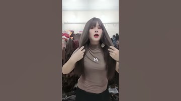 Tóc giả nguyên đầu thẳng #tocgianguyendau