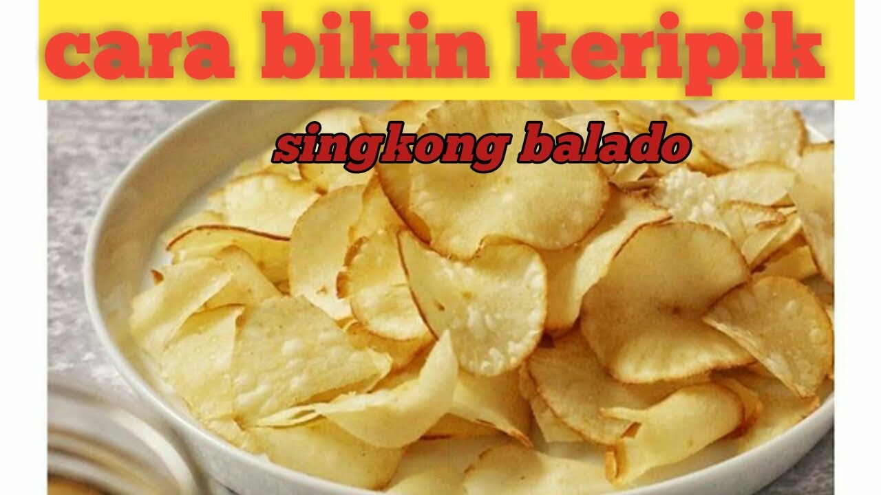 Keripik singkong balado - YouTube