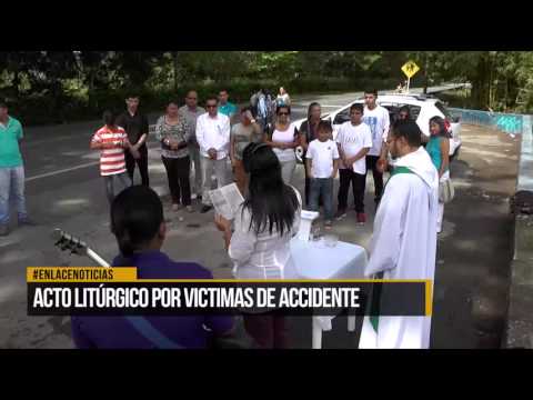 Acto liturgico por víctimas de accidente