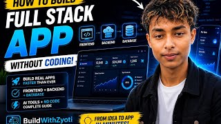 How to build Full Stack App🤔 Without Coding | build with zyoti