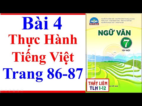 Video Ngữ Văn 7 Bài 4 | Thực Hành Tiếng Việt | Trang 86 - 87... - YouTube