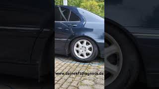 Airmatic Notbefüllung. #airmatic #w220 #mercedes #deinekfzdiagnose #luftfahrwerk