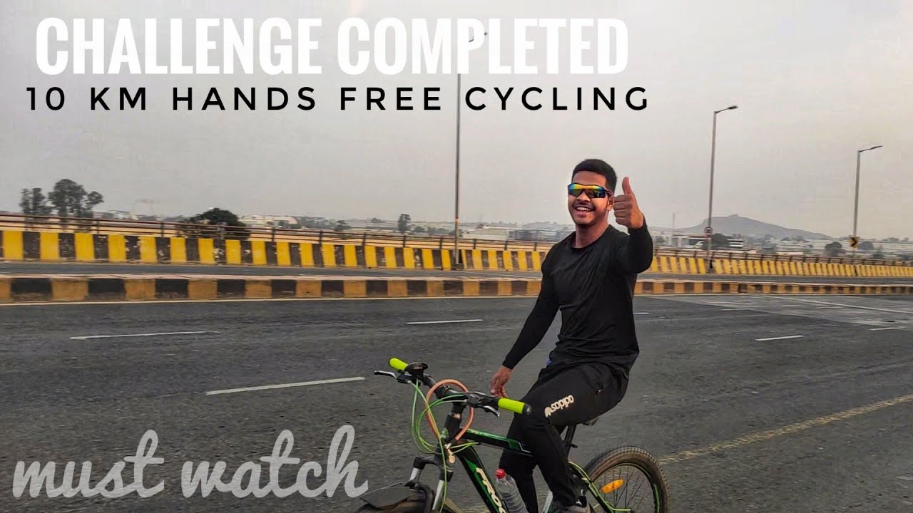 CHALLENGE COMPLETED HAND FREE RIDING 10KM पितृपर्वत indore #HUSTLEBOI#indore #cycling#pitraparvat