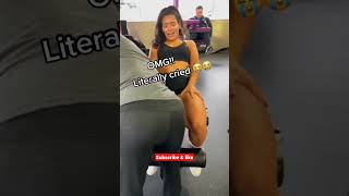 Omg She Is Literally Crying Fitness Viral Workout Tiktok