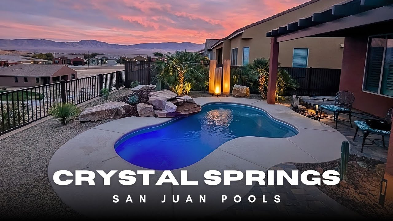 Discover the Crystal Springs Fiberglass Pool and Spa Hybrid