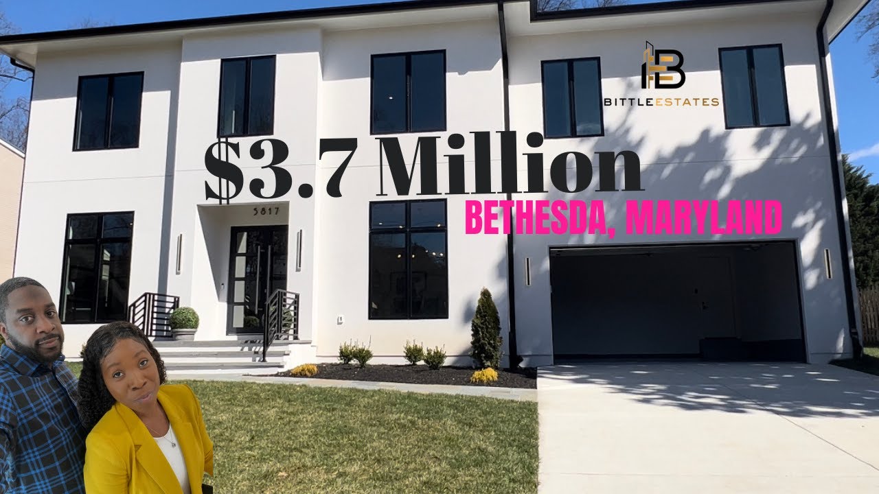 New Custom Modern Luxury Home Bethesda, Maryland 5 Bedrooms 5.5