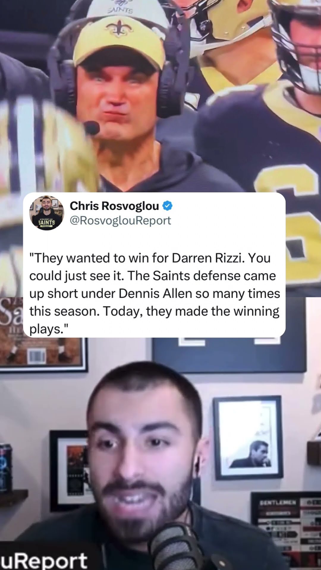 The New Orleans Saints Beat The Atlanta Falcons For Darren Rizzi ?