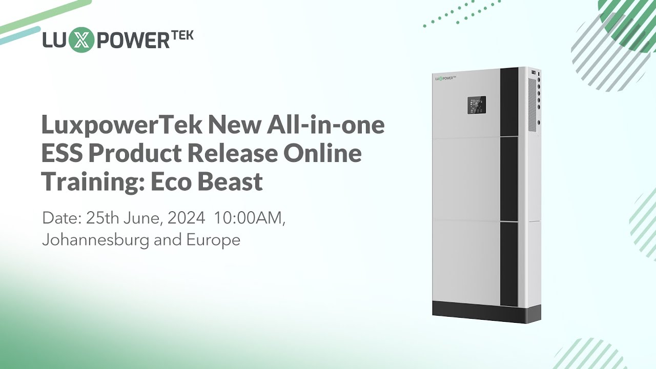 First Release: All in One ESS Eco Beast for Off-Grid Energy Solution