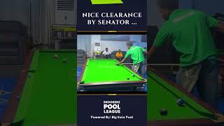 Nice Clearance by Rising Star Player - Senator #snookerz #shorts #heyball #joybillards #8ballpool