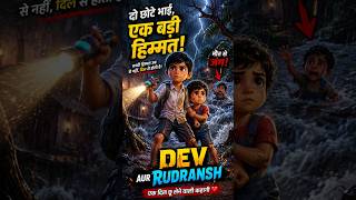 🔥 जब पूरा गाँव डर गया… तब दो छोटे भाई बन गए असली हीरो! ❤️⛈️#viral #ai #anim #hindistories #shorts