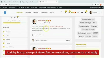 PeepSo Activity Bump - Bump Your Most Recent Activity on Top of Newsfeed