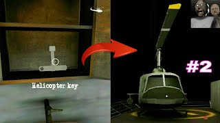 How to find and use the helicopter key #2 ( Granny Chapter 2 version 1.1 )