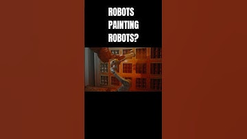 🎨 Robots Painting Robots – Inside the Smart Factory#evsrobot #paintingrobots #painting #robot