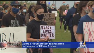 Racial Justice Protest At UMass Boston