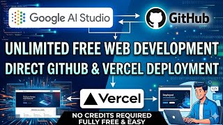 Create FULL STACK Website FREE using Google AI Studio 🚀 | GitHub + Vercel Deployment (Step-by-Step