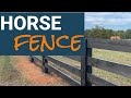 Building a Black Horse Fence | J&H FENCE