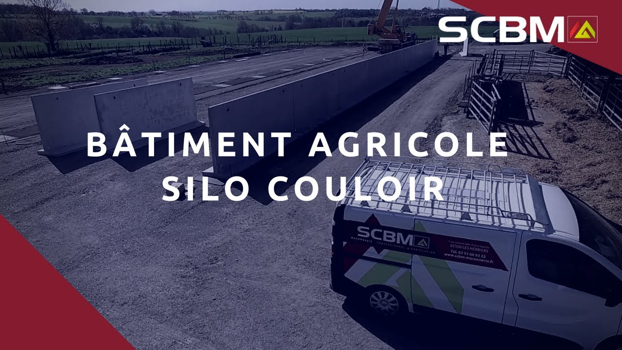 video silo couloir - construction d'un bâtiment agricole par SCBM