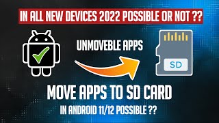 How To Move Unmoveble Apps To SD in Android 11/12 in 2022  [ No Root ] | Possible in 2022 or Not ?? screenshot 5