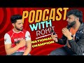 Podcast with 65kg national champhydrolic press rohit armwrestler