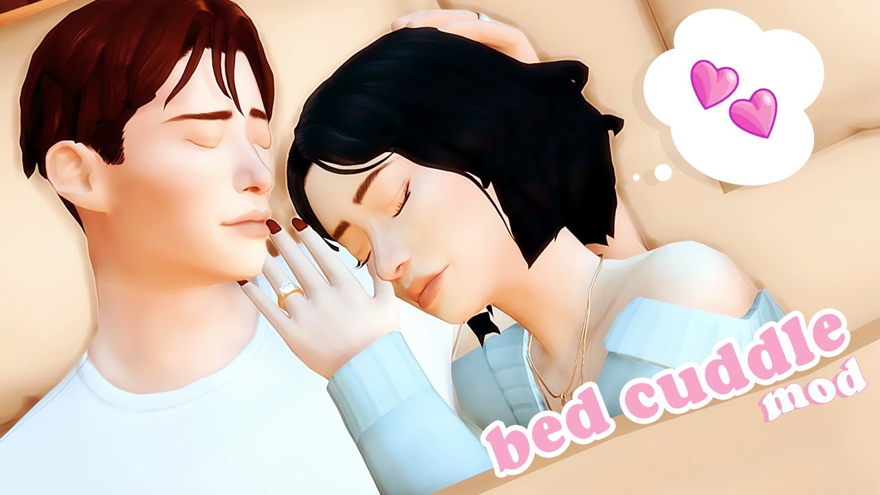 Your sims can FINALLY cuddle in bed with this mod! // The Sims 4