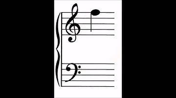 Treble Clef Notes with ledger lines-Video Flash Cards.  Slow to Fast.
