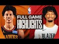 HAWKS At TRAIL BLAZERS FULL GAME HIGHLIGHTS January 15 2026