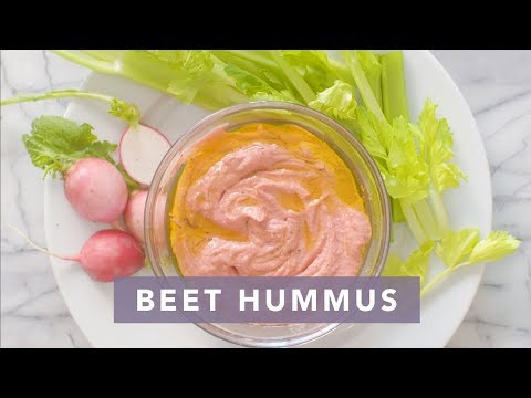 How to make McKel Hill's creamy beet hummus recipe | Well Done