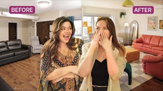 surprising teen moms with a living room makeover *baby friendly*