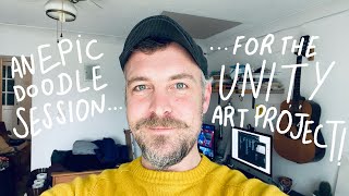 An epic doodle session for the Unity Art Project