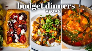 4 Budget-Friendly Weeknight Dinners ? (Simple Vegan Recipes)
