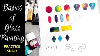 Basics Of Glass Painting / Introduction to glass painting / Pebeo Vitrail Glass Paint
