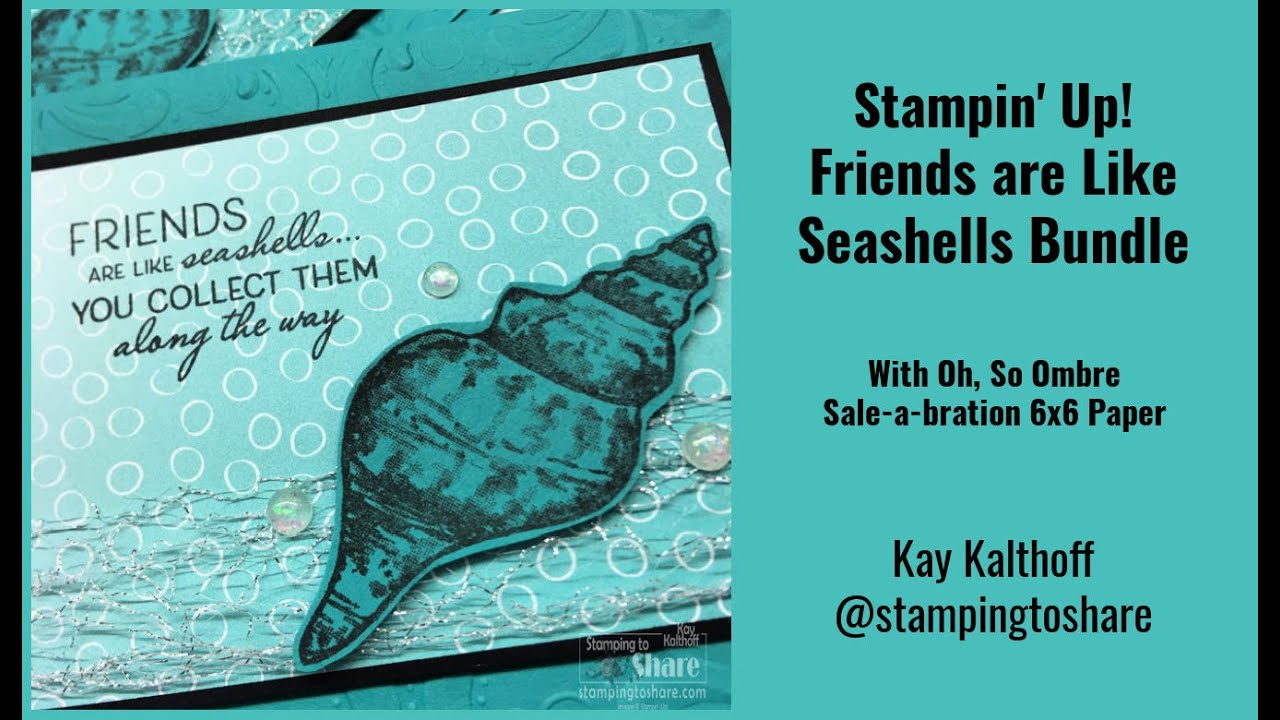 Friends are Like Seashells Bundle with Parisian Flourish 3D Folder ...