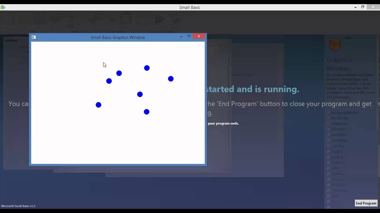 28 Events and Interactivity (Small Basic Tutorial) - YouTube