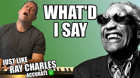 Piano Lesson What'd I Say Ray Charles Shawn Cheek ...