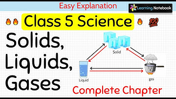 Solids Liquids and Gases (Complete Chapter)