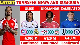 🚨 LATEST CONFIRMED TRANSFERS & RUMOURS!🚨🔥OLISE TO REAL MADRID,BARCOLA TO ARSENAL